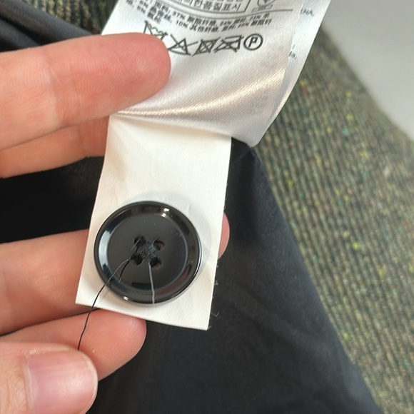 Banana Republic Speckled Olive HackingS Jacket Blazer Size 2P - Picture 16 of 16